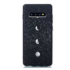 Handyhülle Silikon Hülle Gummi Schutzhülle Sternenhimmel für Samsung Galaxy S10 Plusfarbig