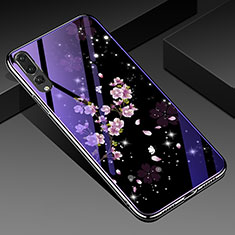 Handyhülle Silikon Hülle Rahmen Schutzhülle Spiegel Blumen K01 für Huawei P20 Pro Plusfarbig
