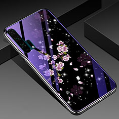 Handyhülle Silikon Hülle Rahmen Schutzhülle Spiegel Blumen K02 für Huawei Honor 20 Pro Plusfarbig