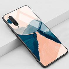 Handyhülle Silikon Hülle Rahmen Schutzhülle Spiegel Blumen K04 für Xiaomi Mi A3 Orange