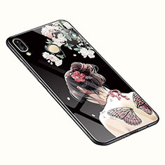 Handyhülle Silikon Hülle Rahmen Schutzhülle Spiegel Blumen S01 für Huawei P20 Lite Bunt