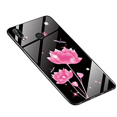 Handyhülle Silikon Hülle Rahmen Schutzhülle Spiegel Blumen S01 für Huawei P20 Lite Plusfarbig