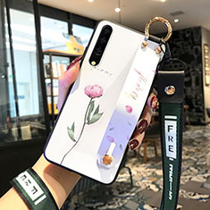 Handyhülle Silikon Hülle Rahmen Schutzhülle Spiegel Blumen S01 für Huawei P30 Rosa