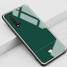 Handyhülle Silikon Hülle Rahmen Schutzhülle Spiegel Liebe Herz für Huawei Nova 6 Grün