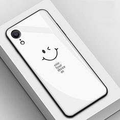 Handyhülle Silikon Hülle Rahmen Schutzhülle Spiegel Modisch Muster für Apple iPhone XR Weiß