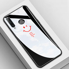 Handyhülle Silikon Hülle Rahmen Schutzhülle Spiegel Modisch Muster für Huawei Honor 20 Lite Schwarz