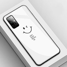 Handyhülle Silikon Hülle Rahmen Schutzhülle Spiegel Modisch Muster für Huawei Honor 30S Weiß