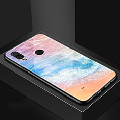Handyhülle Silikon Hülle Rahmen Schutzhülle Spiegel Modisch Muster für Huawei Nova 3i Orange