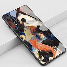 Handyhülle Silikon Hülle Rahmen Schutzhülle Spiegel Modisch Muster für Huawei Nova 5i Orange