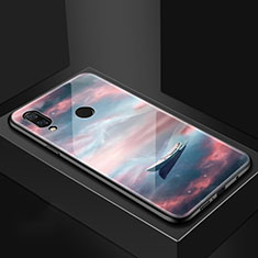 Handyhülle Silikon Hülle Rahmen Schutzhülle Spiegel Modisch Muster für Huawei P Smart+ Plus Plusfarbig