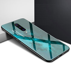 Handyhülle Silikon Hülle Rahmen Schutzhülle Spiegel Modisch Muster für OnePlus 8 Grün