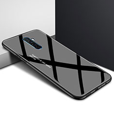 Handyhülle Silikon Hülle Rahmen Schutzhülle Spiegel Modisch Muster für Oppo Reno Ace Schwarz