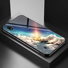 Handyhülle Silikon Hülle Rahmen Schutzhülle Spiegel Modisch Muster für Samsung Galaxy A10 Plusfarbig