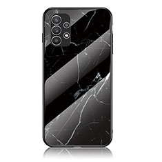 Handyhülle Silikon Hülle Rahmen Schutzhülle Spiegel Modisch Muster für Samsung Galaxy A23 5G Schwarz