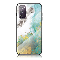 Handyhülle Silikon Hülle Rahmen Schutzhülle Spiegel Modisch Muster für Samsung Galaxy S20 FE 5G Grün