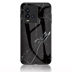 Handyhülle Silikon Hülle Rahmen Schutzhülle Spiegel Modisch Muster für Vivo iQOO 10 5G Schwarz