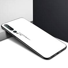 Handyhülle Silikon Hülle Rahmen Schutzhülle Spiegel Modisch Muster für Xiaomi Mi 10 Pro Weiß
