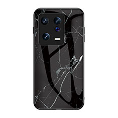 Handyhülle Silikon Hülle Rahmen Schutzhülle Spiegel Modisch Muster für Xiaomi Mi 13 5G Schwarz