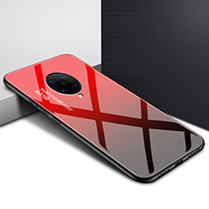 Handyhülle Silikon Hülle Rahmen Schutzhülle Spiegel Modisch Muster für Xiaomi Poco F2 Pro Rot