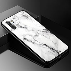 Handyhülle Silikon Hülle Rahmen Schutzhülle Spiegel Modisch Muster K01 für Samsung Galaxy Note 10 Plus 5G Weiß