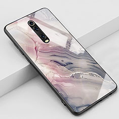 Handyhülle Silikon Hülle Rahmen Schutzhülle Spiegel Modisch Muster K01 für Xiaomi Mi 9T Pro Rosa