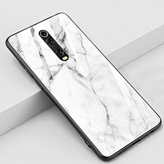 Handyhülle Silikon Hülle Rahmen Schutzhülle Spiegel Modisch Muster K01 für Xiaomi Redmi K20 Pro Weiß