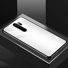 Handyhülle Silikon Hülle Rahmen Schutzhülle Spiegel Modisch Muster K01 für Xiaomi Redmi Note 8 Pro Weiß