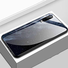 Handyhülle Silikon Hülle Rahmen Schutzhülle Spiegel Modisch Muster K03 für Huawei P30 Blau