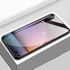 Handyhülle Silikon Hülle Rahmen Schutzhülle Spiegel Modisch Muster K03 für Huawei P30 Violett