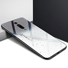 Handyhülle Silikon Hülle Rahmen Schutzhülle Spiegel Modisch Muster K04 für Xiaomi Mi 9T Pro Schwarz