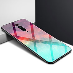 Handyhülle Silikon Hülle Rahmen Schutzhülle Spiegel Modisch Muster K04 für Xiaomi Redmi K20 Rot