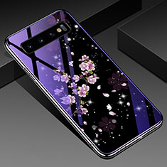 Handyhülle Silikon Hülle Rahmen Schutzhülle Spiegel Modisch Muster K05 für Samsung Galaxy S10 5G Plusfarbig
