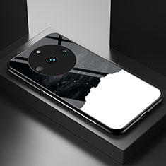Handyhülle Silikon Hülle Rahmen Schutzhülle Spiegel Modisch Muster LS1 für Realme 11 Pro+ Plus 5G Schwarz