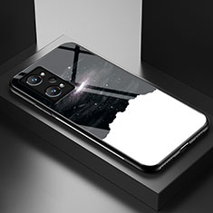 Handyhülle Silikon Hülle Rahmen Schutzhülle Spiegel Modisch Muster LS1 für Realme GT Neo 3T 5G Schwarz