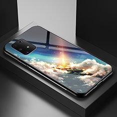 Handyhülle Silikon Hülle Rahmen Schutzhülle Spiegel Modisch Muster LS1 für Samsung Galaxy A91 Plusfarbig