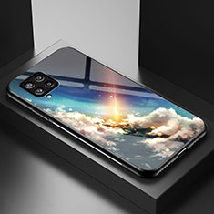 Handyhülle Silikon Hülle Rahmen Schutzhülle Spiegel Modisch Muster LS1 für Samsung Galaxy M42 5G Plusfarbig