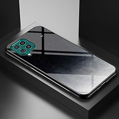 Handyhülle Silikon Hülle Rahmen Schutzhülle Spiegel Modisch Muster LS1 für Samsung Galaxy M62 4G Grau