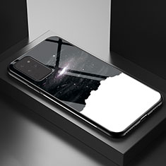 Handyhülle Silikon Hülle Rahmen Schutzhülle Spiegel Modisch Muster LS1 für Samsung Galaxy Note 20 5G Schwarz