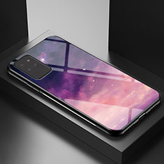 Handyhülle Silikon Hülle Rahmen Schutzhülle Spiegel Modisch Muster LS1 für Samsung Galaxy Note 20 5G Violett