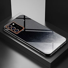 Handyhülle Silikon Hülle Rahmen Schutzhülle Spiegel Modisch Muster LS1 für Samsung Galaxy Note 20 Ultra 5G Grau
