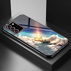 Handyhülle Silikon Hülle Rahmen Schutzhülle Spiegel Modisch Muster LS1 für Samsung Galaxy Note 20 Ultra 5G Plusfarbig