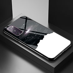 Handyhülle Silikon Hülle Rahmen Schutzhülle Spiegel Modisch Muster LS1 für Samsung Galaxy S20 FE (2022) 5G Schwarz