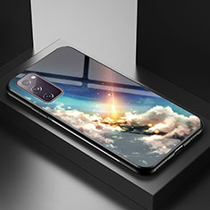 Handyhülle Silikon Hülle Rahmen Schutzhülle Spiegel Modisch Muster LS1 für Samsung Galaxy S20 FE 4G Plusfarbig