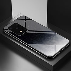 Handyhülle Silikon Hülle Rahmen Schutzhülle Spiegel Modisch Muster LS1 für Samsung Galaxy S20 Plus Grau
