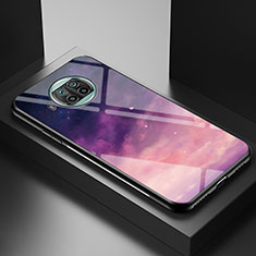 Handyhülle Silikon Hülle Rahmen Schutzhülle Spiegel Modisch Muster LS1 für Xiaomi Mi 10T Lite 5G Violett