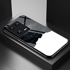 Handyhülle Silikon Hülle Rahmen Schutzhülle Spiegel Modisch Muster LS1 für Xiaomi Mi 13 Pro 5G Schwarz
