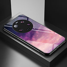 Handyhülle Silikon Hülle Rahmen Schutzhülle Spiegel Modisch Muster LS1 für Xiaomi Mi 13 Ultra 5G Violett