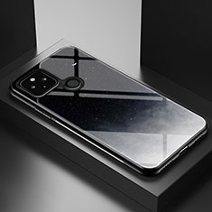Handyhülle Silikon Hülle Rahmen Schutzhülle Spiegel Modisch Muster LS2 für Google Pixel 4a 5G Grau