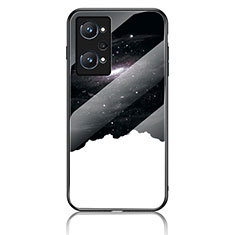 Handyhülle Silikon Hülle Rahmen Schutzhülle Spiegel Modisch Muster LS2 für Realme GT Neo 3T 5G Schwarz