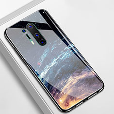 Handyhülle Silikon Hülle Rahmen Schutzhülle Spiegel Modisch Muster M01 für OnePlus 8 Pro Plusfarbig